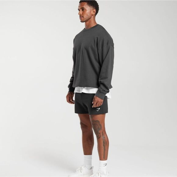 Gymshark Rest Day Essential Crew Size M Onyx Grey NWT in Packaging - Picture 4 of 8